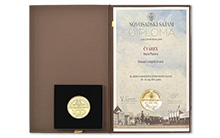 diploma Diploma sa zlatnom medaljom za domaće svinjske čvarke
